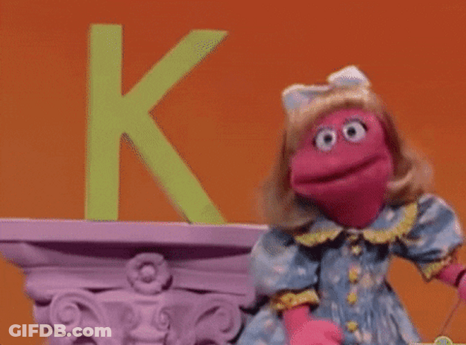 K Prairie Dawn Funny Puppet GIF