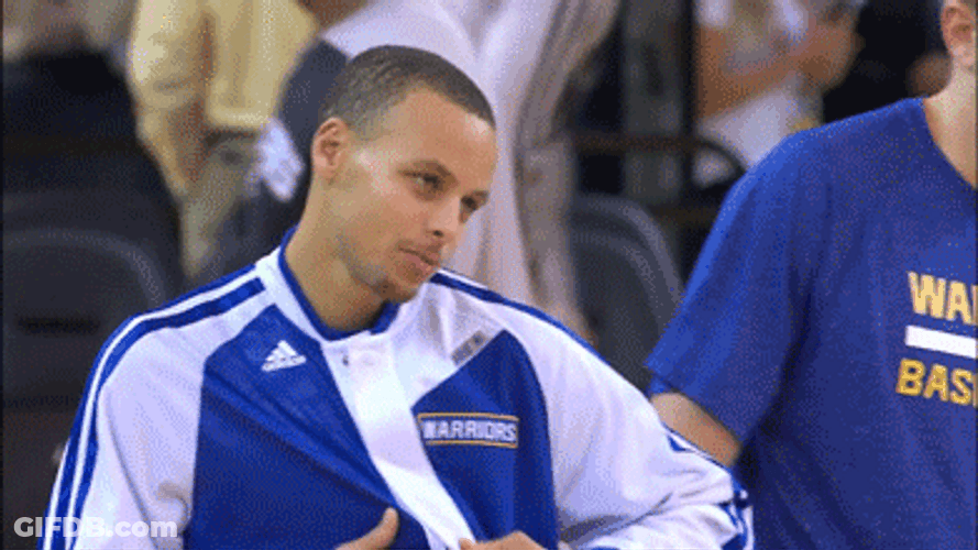 K Steph Curry Jacket Revealing GIF