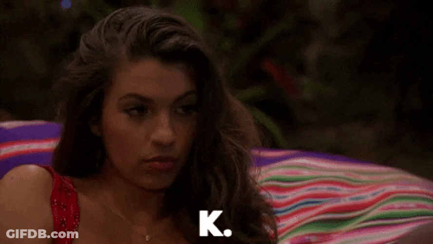K The Bachelor Sassy Girl GIF