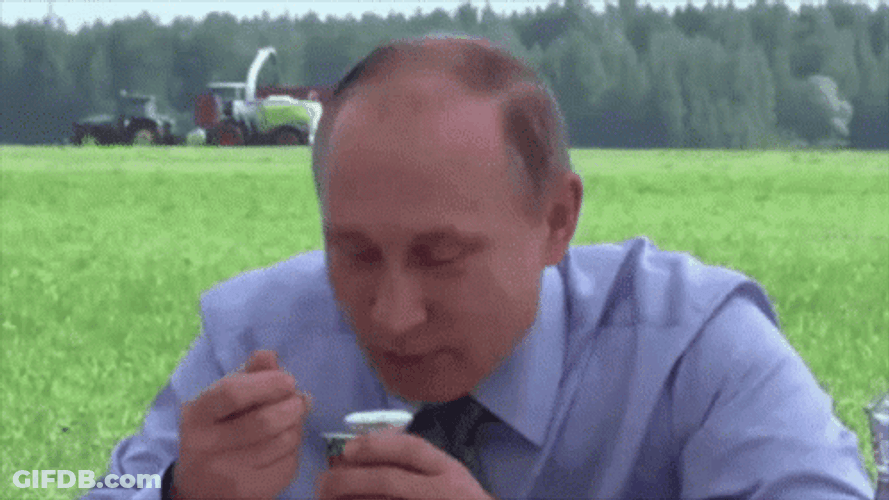 K Vladimir Putin Eating Ice Cream GIF