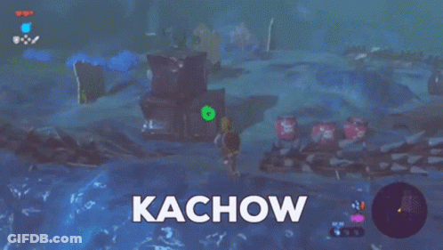 Kachow Video Game Screenshot GIF