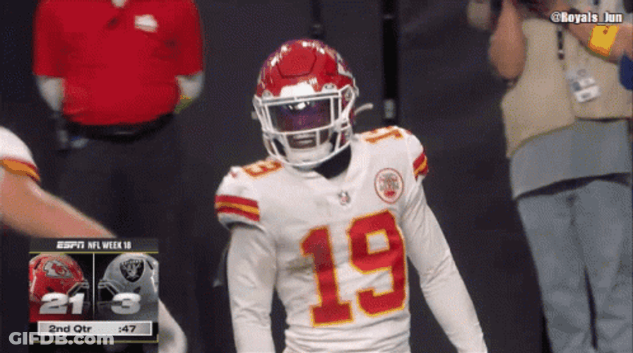 Kadarius Toney Tapping Hands GIF