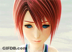 Kaden And Kairi Standing In Desert GIF