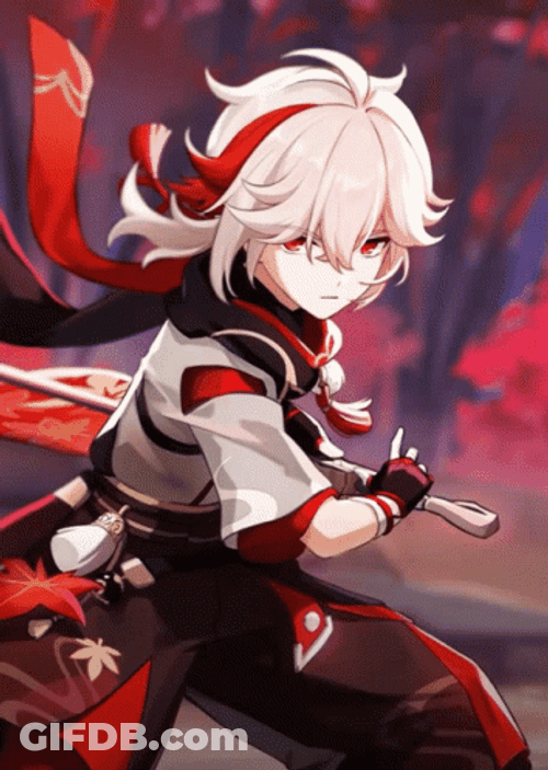 Kaedehara Kazuha With Sword GIF
