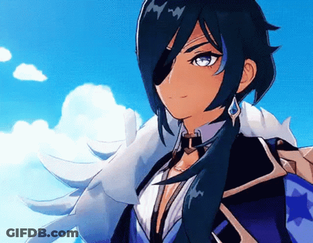 Kaeya Fist Pump GIF