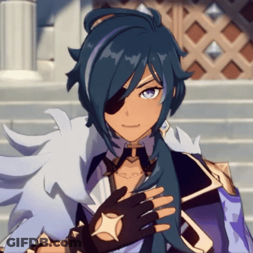 Kaeya Friendly Smile GIF