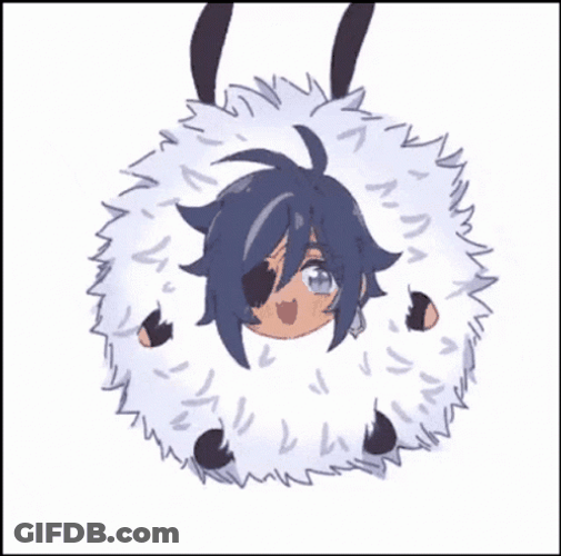 Kaeya Sheep Bounce GIF