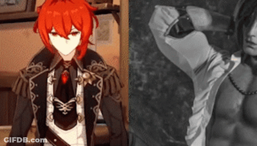 Kaeya Yamato Genshin Impact GIF