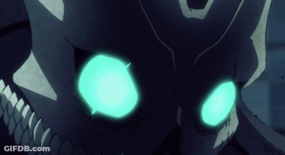 Kafka Hibino Kaiju No 8 General Shinomiya Scream GIF