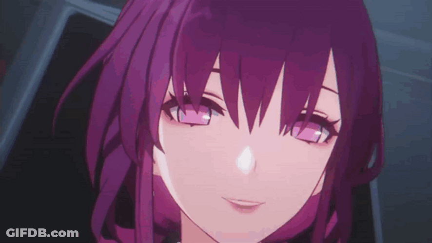 Kafka Honkai Star Rail Silver Wolf GIF
