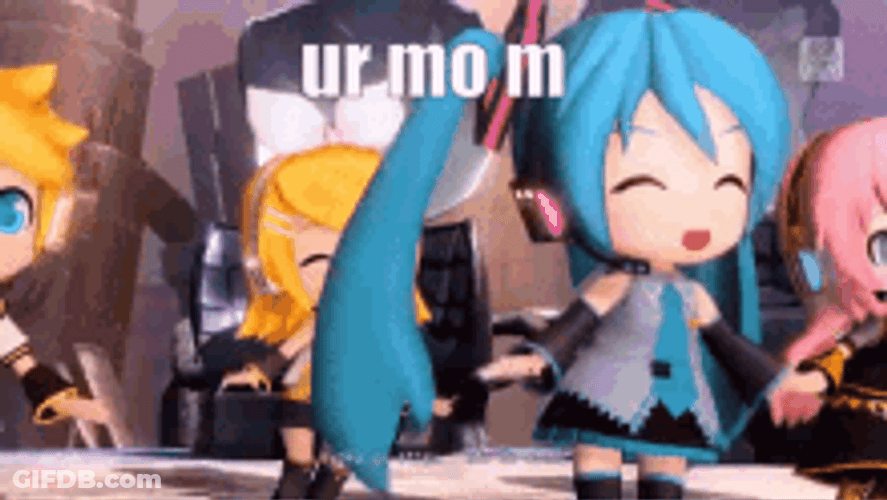 Kagamine Rin Hatsune Miku Vocaloid GIF