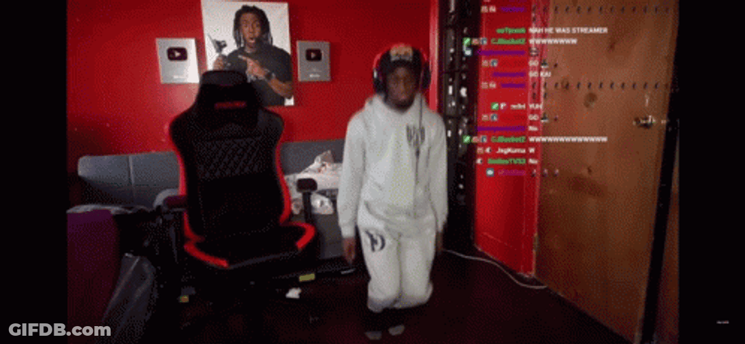 Kai Cenat Sturdy Dances On Stream GIF