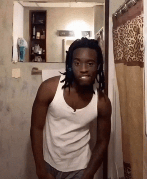 Kai Cenat Tiktok Rip Shirt GIF