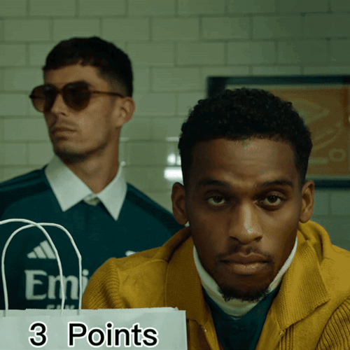 Kai Havertz At The Back Of Jurrien Timber GIF