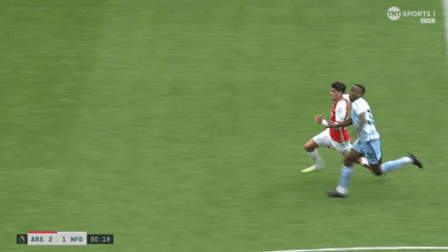 Kai Havertz Chasing The Ball Defending GIF