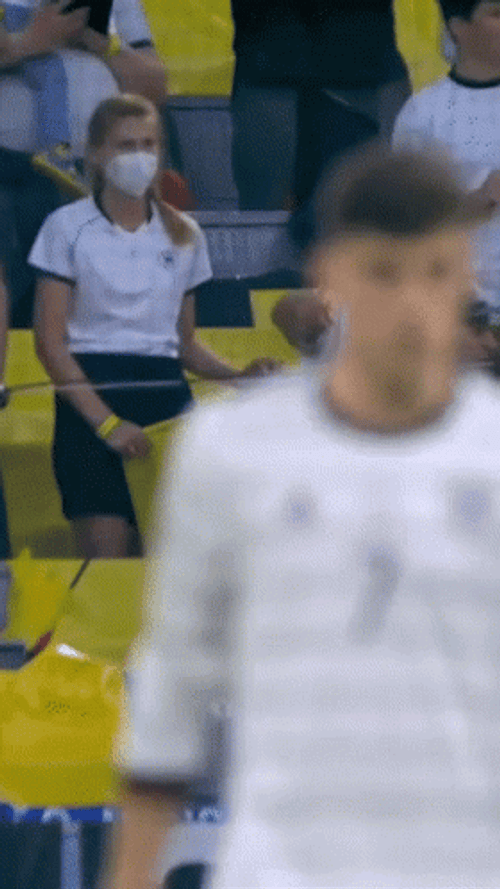 Kai Havertz Hugging His Teammate GIF