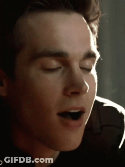 Kai Parker Hilarious Smile GIF