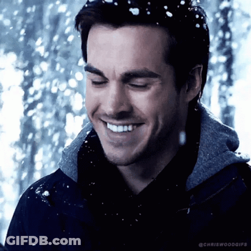 Kai Parker In The Snow GIF