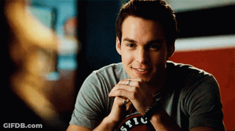 Kai Parker Playing His Hand GIF