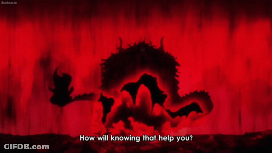 Kaido In Red Fire GIF