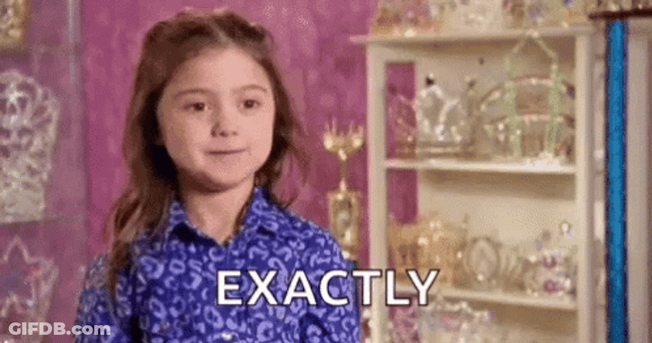 Kailia Posey Exactly Funny Expression GIF
