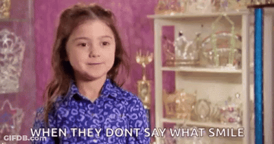 Kailia Posey Just Smile Naughty Face GIF