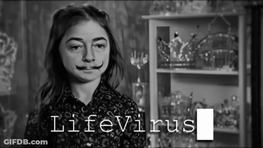 Kailia Posey Life Virus Monotone Meme GIF