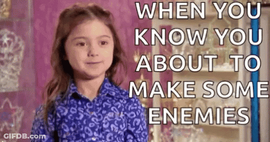 Kailia Posey Making Enemies Meme GIF