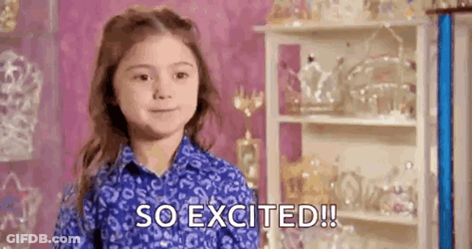 Kailia Posey So Excited Reaction GIF