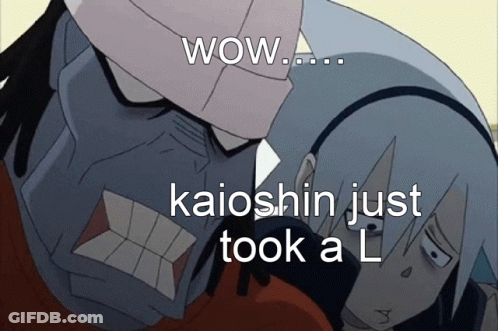 Kaioshin Just Took A L In A Cartoon GIF