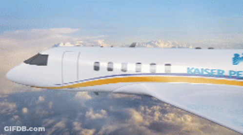 Kaiser Permanente Plane Flying GIF
