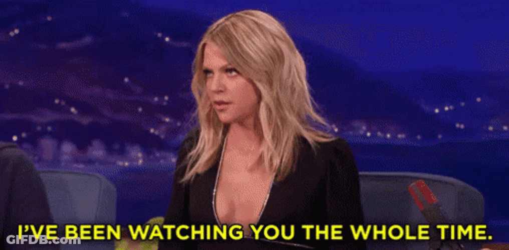 Kaitlin Olson Always Watching GIF