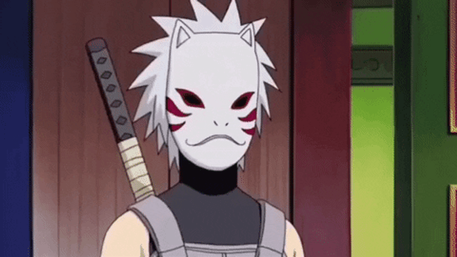 Kakashi Anbu Ninja Mask GIF