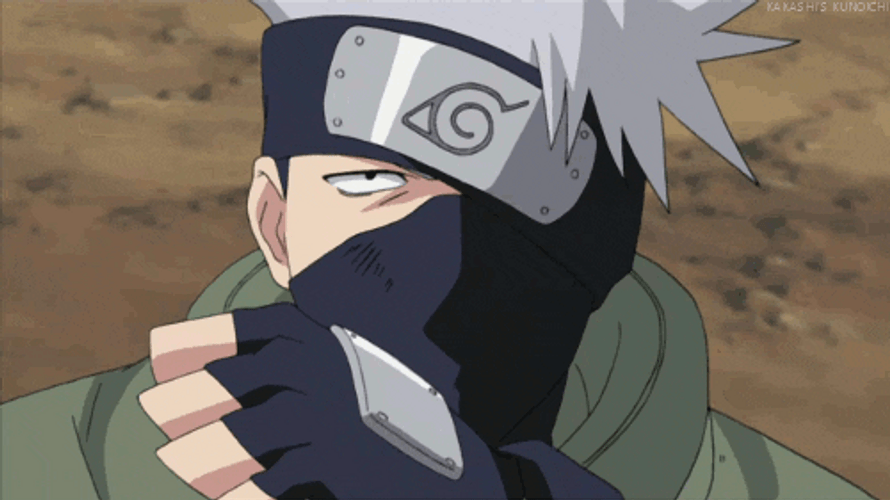 Kakashi Dodges Attack GIF
