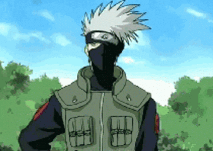 Kakashi Hatake Kawarimi No Jutsu Ninja GIF