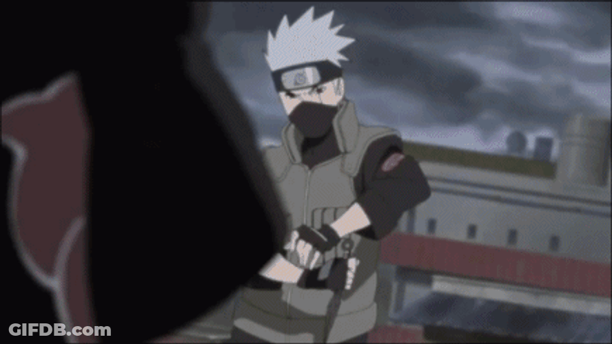 Kakashi Hatake Lightning Beast Tracking Fang GIF