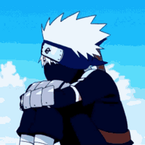 Kakashi Hatake Naruto Anime Sad Boy GIF