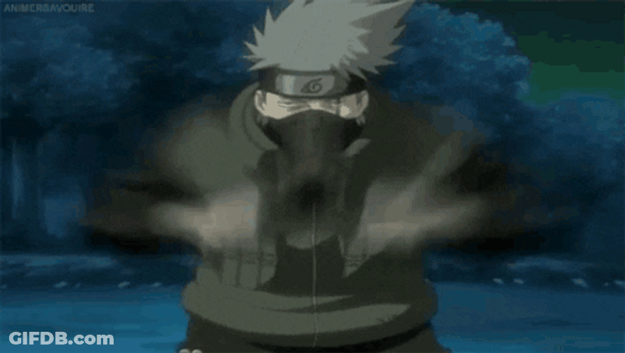 Kakashi Hatake Naruto Hand Signs GIF