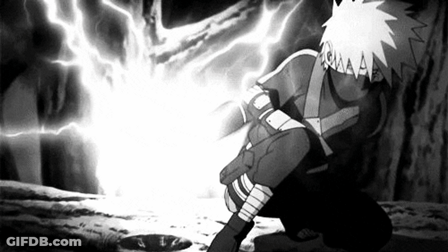 Kakashi Hatake Naruto Shippuden Chidori GIF