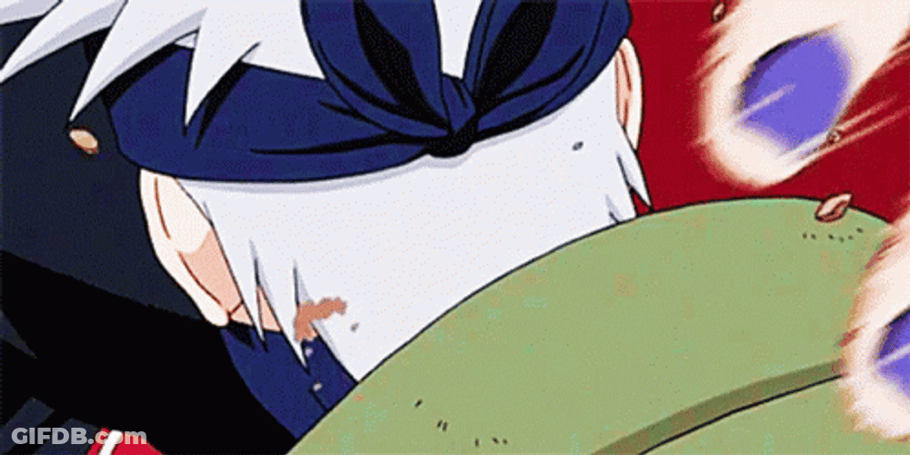 Kakashi Hatake Sharingan And Sasuke Fighting Naruto GIF
