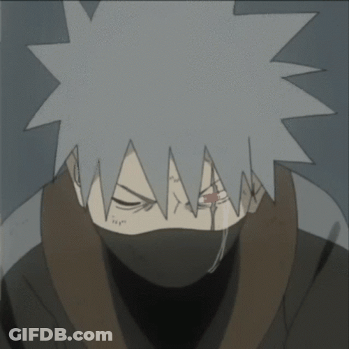 Kakashi Hatake Using Mangekyo Sharingan Naruto GIF
