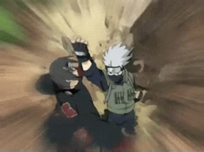 Kakashi Itachi Fight GIF