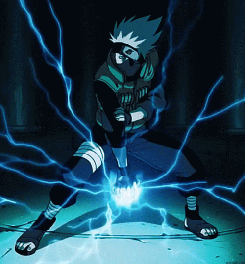 Kakashi Lightning Chidori GIF