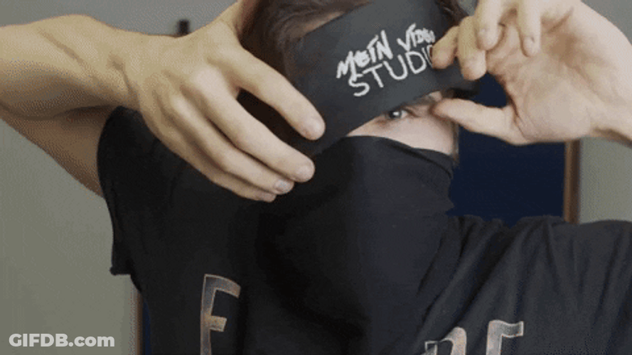 Kakashi Sharingan Naruto Male Cosplayer GIF