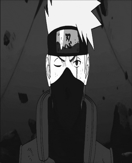 Kakashi Tips Forehead GIF