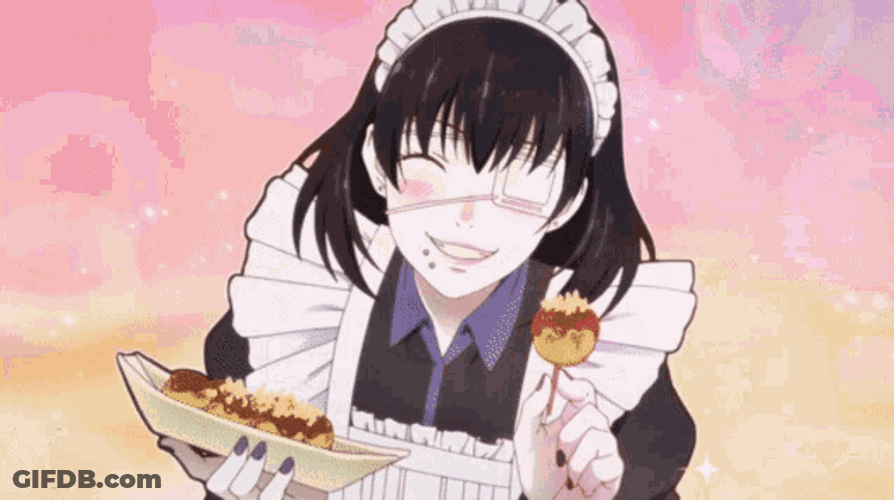Kakegurui Girls Daydream Maid GIF
