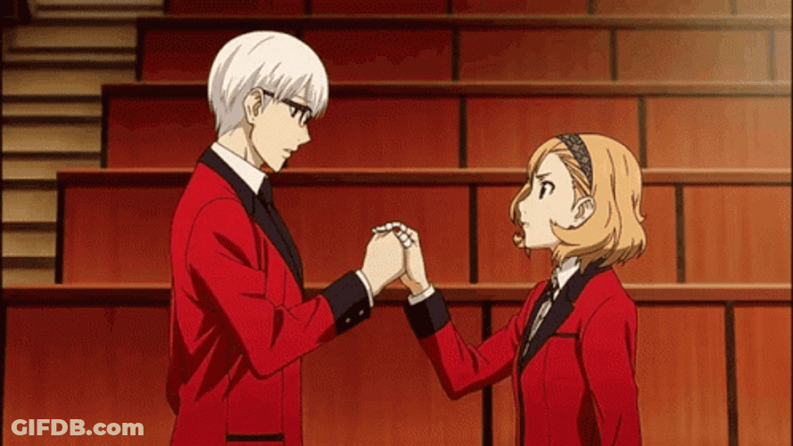 Kakegurui Kaede Manyuda Itsuki Sumeragi GIF