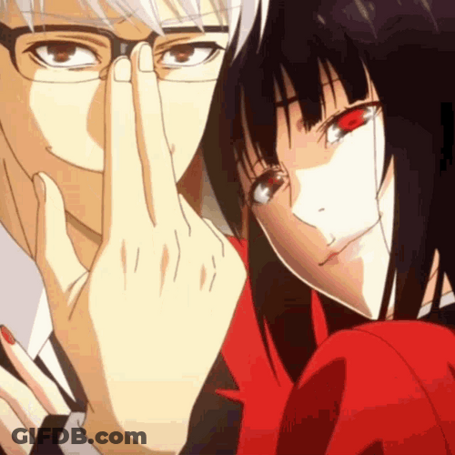 Kakegurui Rei Batsubami Yumeko Jabami GIF