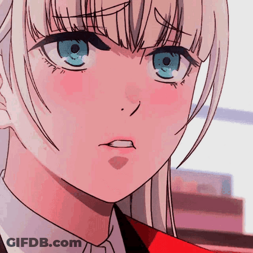 Kakegurui Ririka Momobami Sad GIF