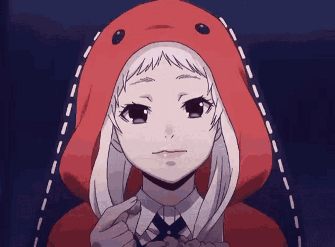 Kakegurui Runa Yomozuki Hehe Reaction GIF